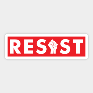 Resist Fist Sticker